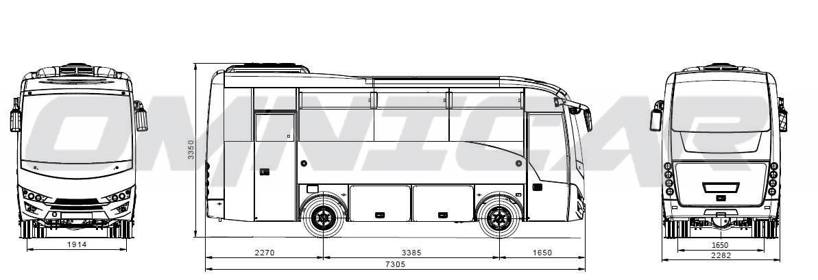 Isuzu-Bus Novo Ultra - 29+1 Plätze von Omnicar Deutschland
