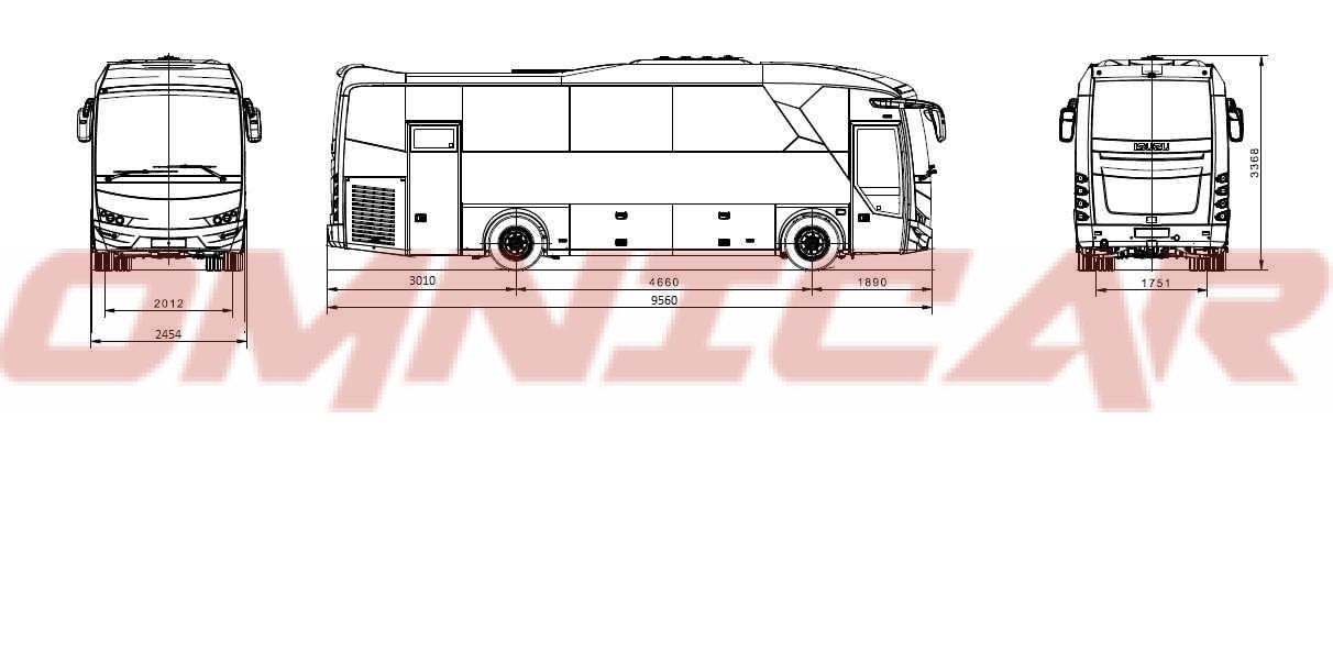 Isuzu-Bus Visigo - 39+1+1 Plätze omnicar Deutschland