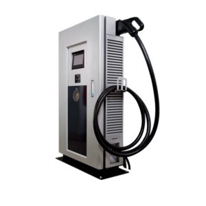 Omnicar ODC60 charging station with dual CCS2 pistols for European EV fleets 30-60 Kwh